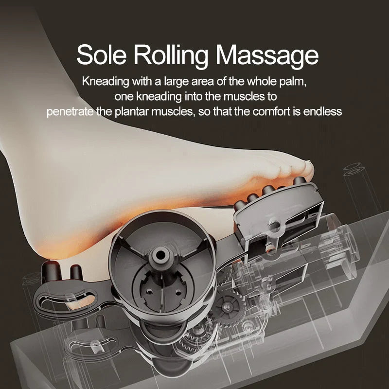 Leg Massager Fully Automatic Kneading Foot Massage Machine Electric Shiatsu Heated Therapy Shiatsu Air bag Massage Instrument