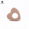 Let's Make 20pcs/lot Food Grade Beech Wooden Teethers Handmade  Pigeon Teether Wooden Animal Teethers Set