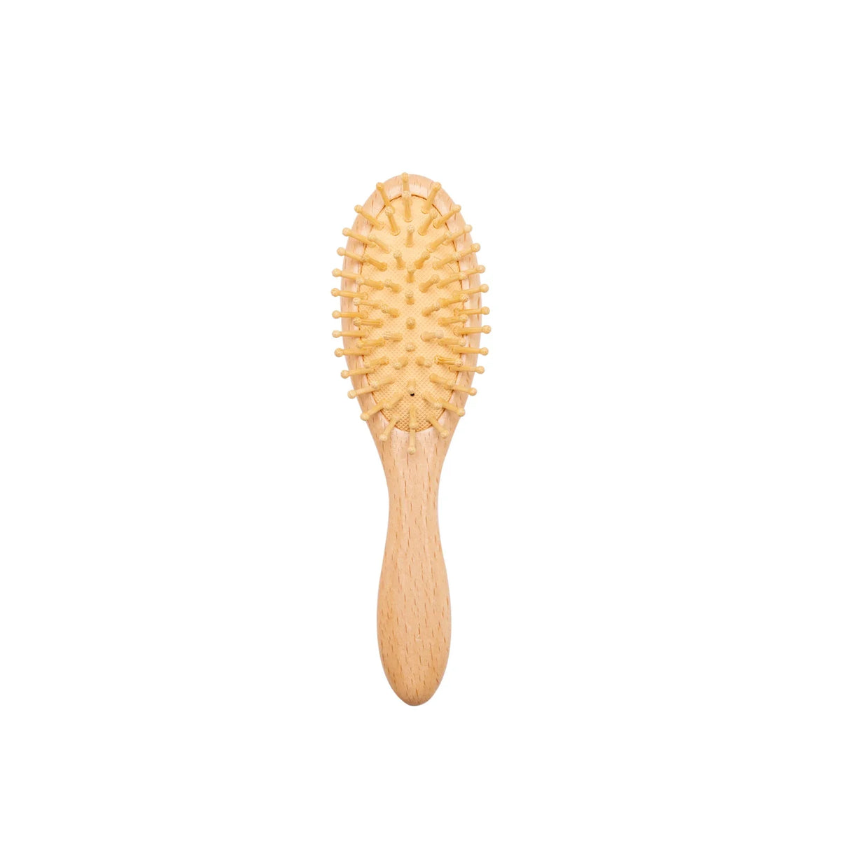 Let's Make Baby Care Hair Brush For Kids Girl Bath Showerb Pure Natural Wool Wooden Comb Hairbrush Infant Newborn Massager