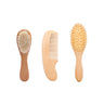 Let's Make Baby Care Hair Brush For Kids Girl Bath Showerb Pure Natural Wool Wooden Comb Hairbrush Infant Newborn Massager