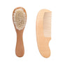 Let's Make Baby Care Hair Brush For Kids Girl Bath Showerb Pure Natural Wool Wooden Comb Hairbrush Infant Newborn Massager