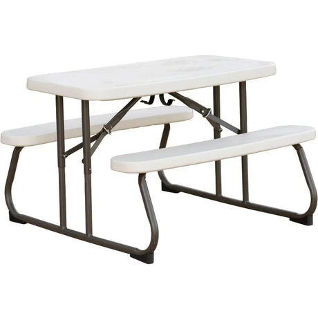 Lifetime Kid's Picnic Table, Almondchildren desk and chair set  kids table  children study desk