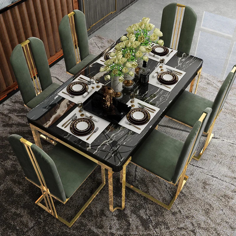 Light Luxury Dining  Modern Table For Large Apartment Home Furniture Exotic Accessories High-End Restaurant