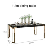 Light Luxury Dining  Modern Table For Large Apartment Home Furniture Exotic Accessories High-End Restaurant