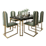 Light Luxury Dining  Modern Table For Large Apartment Home Furniture Exotic Accessories High-End Restaurant