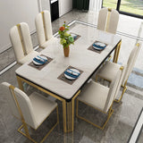 Light Luxury Dining  Modern Table For Large Apartment Home Furniture Exotic Accessories High-End Restaurant