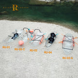 Light weight racing plastic drop stitch paddle canoe boat 2 person fishing clear transparent kayak