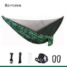 Lightweight Double Person Mosquito Net Hammock Easy Set Up 290*140cm With 2 Tree Straps Portable Hammock For Camping Travel Yard