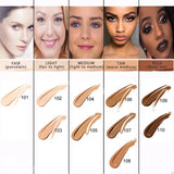 Liquid Foundation Concealer Face Naturally Flawless Matte Oil-Control Waterproof Long Lasting Foundation 30ml 8 Colors Optional