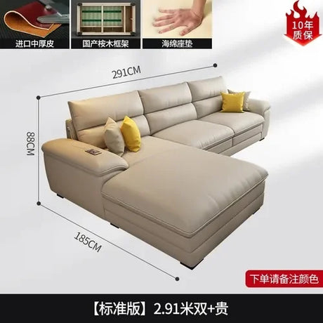 Living Room Leather Sofa Modern Lazy Recliner Theater Puffs Couch Sofas Sectional Bedroom Puffs Asiento Apartment Furniture DWH