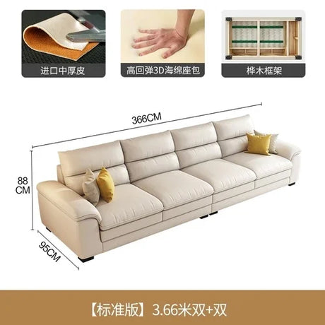 Living Room Leather Sofa Modern Lazy Recliner Theater Puffs Couch Sofas Sectional Bedroom Puffs Asiento Apartment Furniture DWH