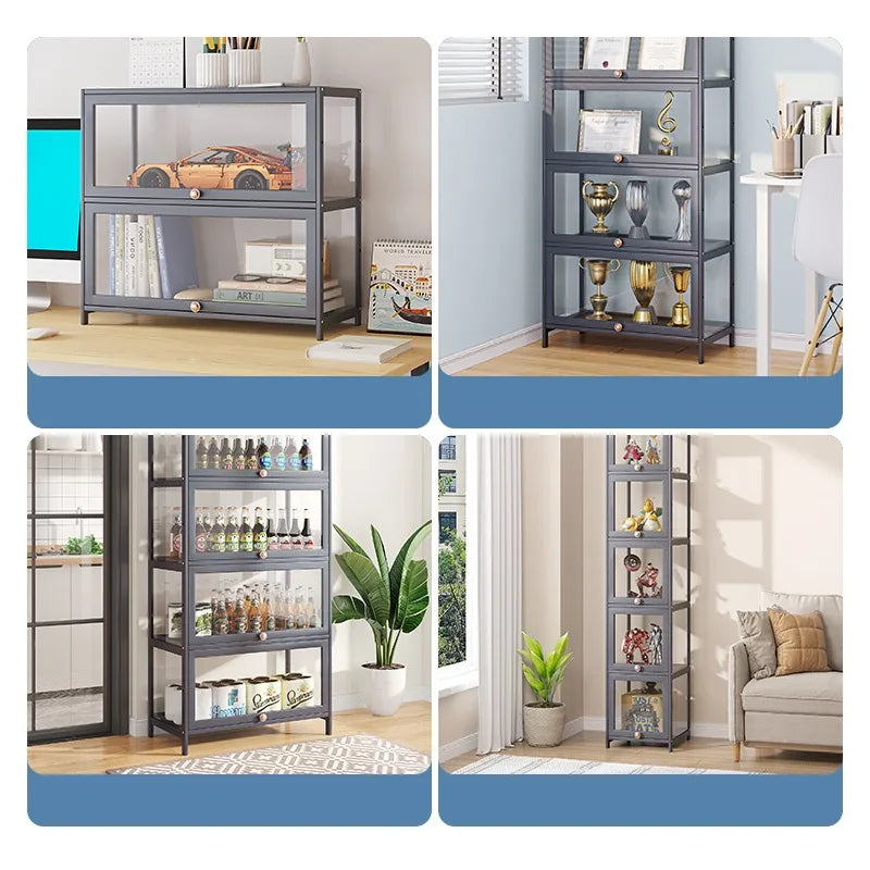 Living Room Simple Bar Wine Storage Rack Cabinet Showcase Modern Restaurant Display Cabinets Estante De Vino Bar Furniture