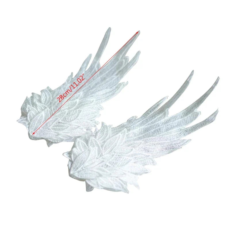 Lolita Barrette Angel Wing Hair Clips Angel Wing Hairpin Girl Gothic Edge clip Cosplay Halloween Headwear Accessories