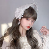 Lolita Barrette Angel Wing Hair Clips Angel Wing Hairpin Girl Gothic Edge clip Cosplay Halloween Headwear Accessories