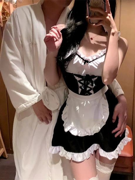 Lolita Nurse Lingerie Sexy Women Role Play Onlyfans Underwear Cosplay Erotic 18+ Uniform Exotic Maid Dress Halloween Costumes