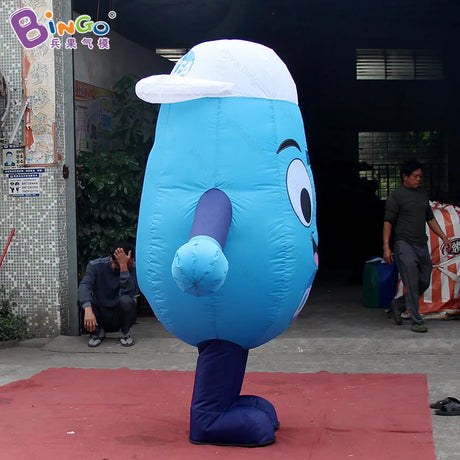 Lovely 2.2 meters inflatable water droplets costume for education / inflatable cartoon water droplets costume balloons toys