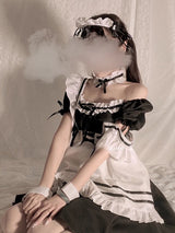 Low Chest Maid Costume Lolita Sexy Lolita Anime Cute Japanese Soft Girl Suit Genshin Impact Cosplay Blessing Of Inhabitants Use