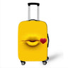 Luggage Cover Funny Expression Print Protective Sheath Travel Suitcase Elastic Dust Cases Fit 18 - 32 Inches Baggage Accessorie