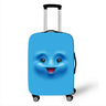 Luggage Cover Funny Expression Print Protective Sheath Travel Suitcase Elastic Dust Cases Fit 18 - 32 Inches Baggage Accessorie