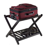 Luggage Rack Floor Standing with Shoes Shelf Suitcase Stand for Hotel Travel Home Heavy Duty Extra Wide Shelf Shoes Guest