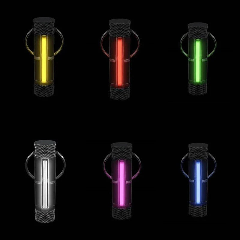 Luminous Lights Lamp keychain Tool Automatic Light Key Ring Life Saving Emergency Lights For Outdoor Safety and Survival Tools