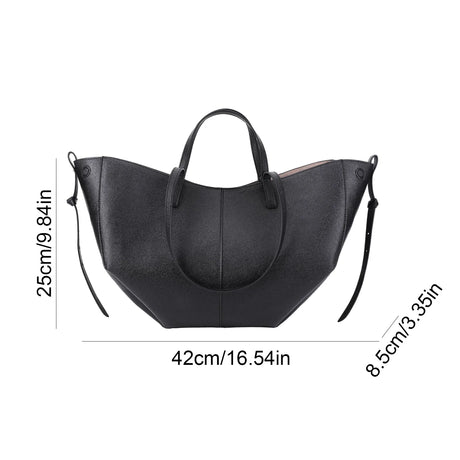 Luxury Brand Handbag Tote Bag for Women PU Leather Shoulder Bag Purse Design Large Capacity Shopping Top Handle Hobo Shopper Bag