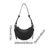 Luxury Brand Handbag for Women Shoulder Bag Designer Hobo Half Moon Crescent Bag New PU Leather Saddle Crossbody Bag Women's Bag