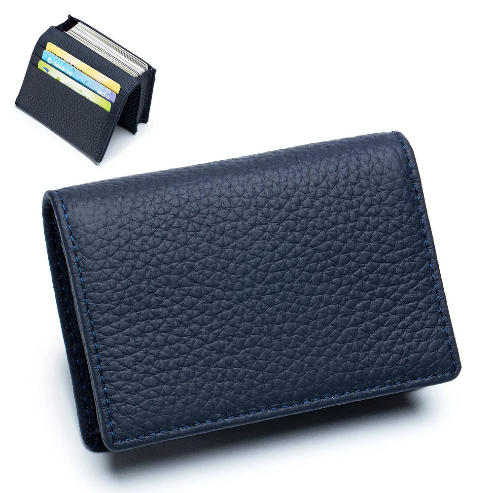 Luxury Fashion Genuine Leather Card Wallets Men Credit Card Holders Women Card&ID Holder Male Organizer Business Cards Case Bag