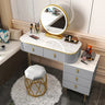 Luxury Laden Dressing Table Mirror Led Wood Mobile Vanity Multifunction Dressing Table Corner Meuble De Chambre Girls Furniture