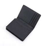 Luxury Men Cow Genuine Leather Business Card Holder Small Bifold Card Wallet Credit Card Case Slim Purse Card Holders for Men