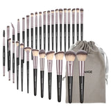 MAANGE 30pcs Professional Makeup Brush Set Foundation Concealers Eye Shadows Powder Blush Blending Brushes Beauty Tools with Bag