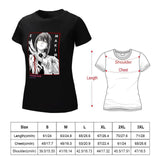 MAKIMA CHAINSAW T-shirt Female clothing Short sleeve tee spring clothes Women 2024