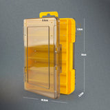 MEREKING Fishing Box 12 Compartments Fishing Accessories Lure Hook Boxes Storage Double Sided High Strength Fishing Tackle Box