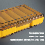 MEREKING Fishing Box 12 Compartments Fishing Accessories Lure Hook Boxes Storage Double Sided High Strength Fishing Tackle Box