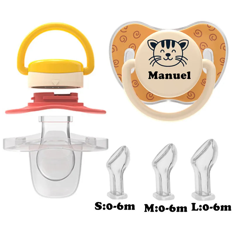 MIYOCAR personalized replaceable teat pacifier BPA free all size include Includes 3 Different teat