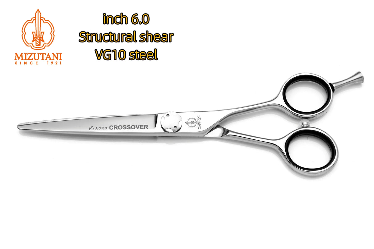 MIZUTANI professional hairdresser scissors barber shop tools set of 5.5-6.0-6.8 inch VG10 cobalt steel hair cutting sissosrs