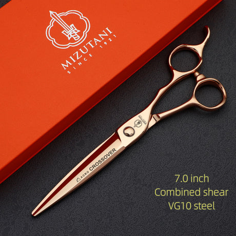 MIZUTANI professional hairdresser scissors barber shop tools set of 5.5-6.0-6.8 inch VG10 cobalt steel hair cutting sissosrs