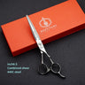 MIZUTANI professional hairdresser scissors barber shop tools set of 5.5-6.0-6.8 inch VG10 cobalt steel hair cutting sissosrs