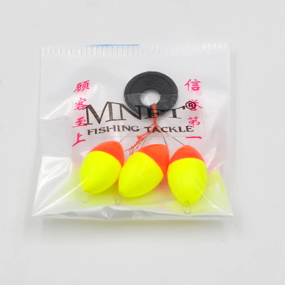 MNFT 60Pcs Seven-star Oval Mini Fishing Float Space Beans Easy Use Floater Are Put On The Like A Stopper And Be Fixed