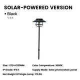 MOBI GARDEN Camping Light Lantern Lawn Lights Solar Light LED Camping Strong Light with Magnet Zoom Portable Torch Tent Light