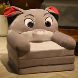 MOMO Children Sofa Cute Cartoon Lazy Folding Small Sofa Bed Girl Princess Baby Toddler Dual-purpose Small Child Seat