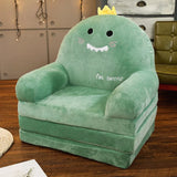 MOMO Children Sofa Cute Cartoon Lazy Folding Small Sofa Bed Girl Princess Baby Toddler Dual-purpose Small Child Seat