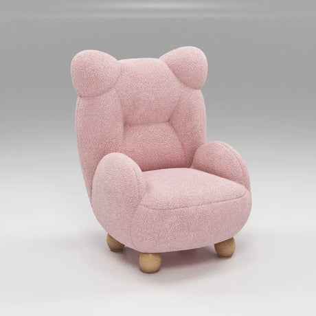 MOMO Lamb Velvet Cream Children's Bear Sofa Chair Cute Baby Single Cartoon Seat Mini Lazy Small Sofa Modern Simplicity