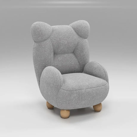 MOMO Lamb Velvet Cream Children's Bear Sofa Chair Cute Baby Single Cartoon Seat Mini Lazy Small Sofa Modern Simplicity