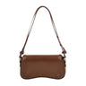 MOODS Flap Crossbody Bags For Women Pure Color PU Leather Armpit Shoulder Bag 2023 Latest Fashion Small Saddle Handbags Female