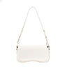 MOODS Flap Crossbody Bags For Women Pure Color PU Leather Armpit Shoulder Bag 2023 Latest Fashion Small Saddle Handbags Female
