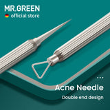 MR.GREEN Blackhead Remover Acne Removal Needle Professional Pimple Spot Popper Tools Zit Extractor Face Skin Care Beauty Facial