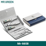 MR.GREEN Fashionable Manicure Set 8pcs Personal Care Tool Kits Nail Clippers Pedicure Sets Eyebrow Tweezer Cuticle Hair Scissors