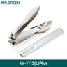 MR.GREEN Nail Clippers Stainless Steel Anti Splash Fingernail Cutter Manicure Tools Bionics Design Nail Trimmer Pedicure Scissor