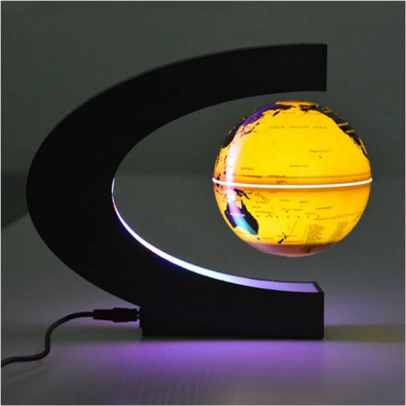 Magnetic Levitation Soccer Lamp Globe Tellurion LED Light Table Desk Ornament Football Decoration Gifts Soccer Supplies